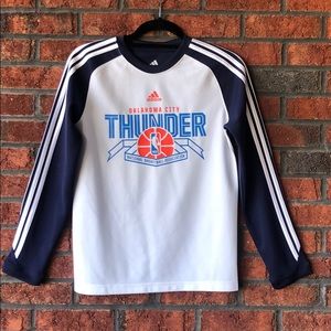 Adidas NBA Oklahoma City Thunder Long Sleeve Tee